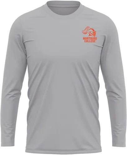 Miniatura 288 de Camisa deportiva de manga larga oficial de la NCAA Collegiate para hombre, con logotipo en el pecho izquierdo, colección Athletic Heather