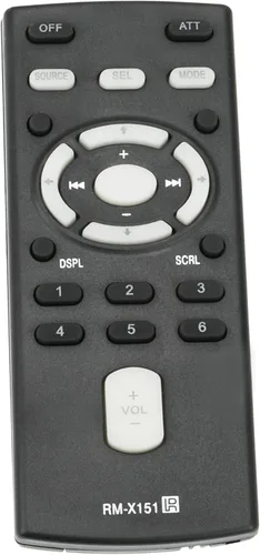 Miniatura 2 de RM-X151 Reemplazo remoto compatible con reproductor de disco compacto Sony FM/AM CXS-GT3516F CDX-GT300MP CDX-H910UI CDX-GT710HD CDX-GT65UIW
