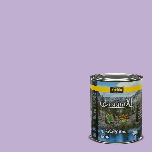 Miniatura 125 de Rodda Paint CASCADIA XL Pintura e imprimación satinada exterior en uno, cuarto de galón, Aquafir