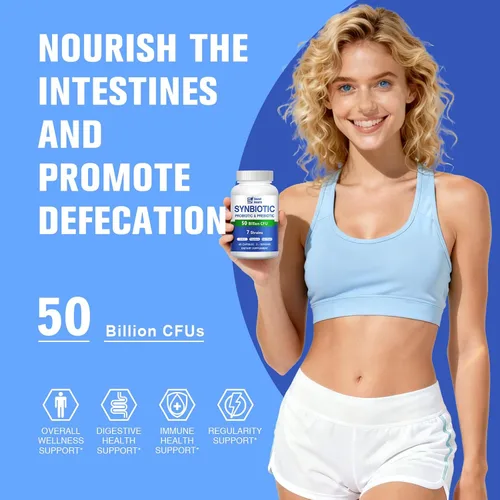 Miniatura 6 de Probióticos 60 mil millones de UFC, 10 cepas, apoya la digestión y el sistema inmunológico Sin OMG, sin gluten, 60 cápsulas