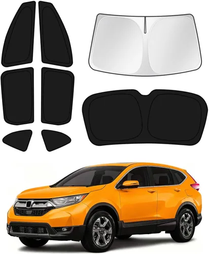 Miniatura 87 de T TGBROS Parasol para parabrisas para Honda Civic 2022-2025 2026, parasol grueso con bloqueo UV y opaca, para privacidad, plegables, 8 accesorios