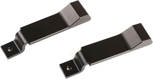 Miniatura 2 de Para Land Rover Defender 90 110 130 2004-2018 Aluminio Puerta Interior de Coche Manija Decoración Cubierta Accesorios Auto (2 unidades, Negro)