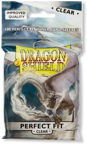 Miniatura 2 de Dragon Shield - Juego de 2 fundas para tarjetas de tamaño estándar transparentes de 100 unidades, paquete individual Ajuste perfecto X2