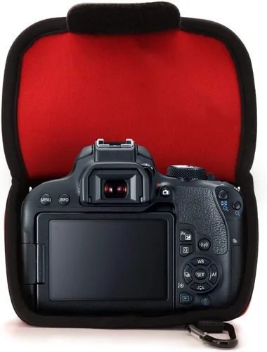 Miniatura 4 de MegaGear MG1194 - Funda de neopreno ultraligera para cámara compatible con Canon EOS Rebel T8i, Kiss X10i, Rebel SL3, Kiss X10, Rebel SL2, Kiss X9