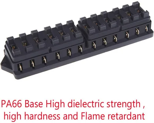 Miniatura 4 de ESUPPORT Camión de coche 12 vías circuito ATO estándar hoja fusibles bloque titular 12 V 24 V