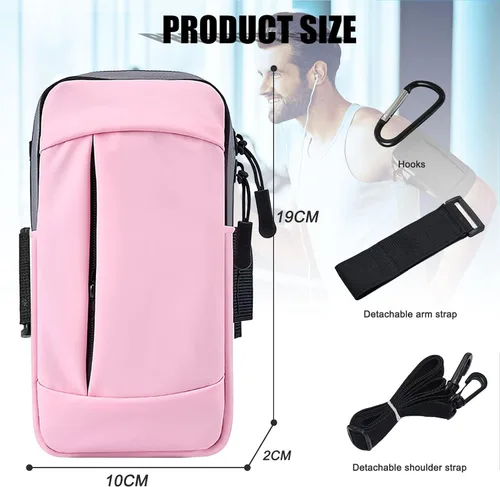 Miniatura 5 de Bandas de brazo con soporte para teléfono para correr, para mujeres y niños, iPhone 15 14 13 12 11 Pro Max Xs Xr X 6 7 8 Plus SE Mini Galaxy Ultra