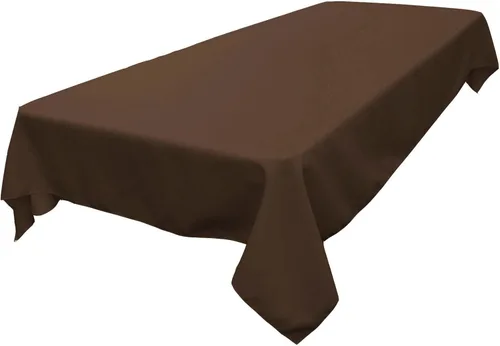 Miniatura 212 de LA Linen Mantel rectangular lavable de popelín de poliéster, resistente a las manchas y a las arrugas, cubierta de mesa 60x84, mantel de tela