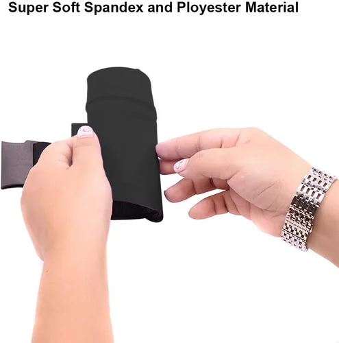 Miniatura 5 de Cinturón de dinero súper delgado resistente al agua, cinturón para correr para mujeres y hombres, cinturón de teléfono expandible para guardar