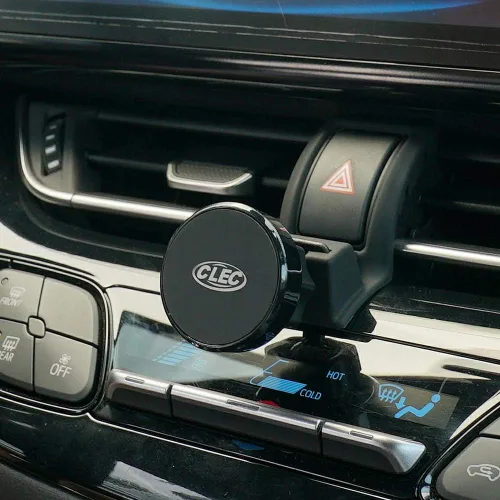 BEERTE Soporte para teléfono compatible con Toyota CHR 2025-2017 con ventilación de aire ajustable para salpicadero de automóvil, soporte de