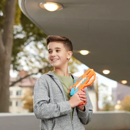 Miniatura 7 de Super Soaker SUPERSOAKER Nerf DinoSquad Raptor-Surge - Pistola de agua para juegos de agua de verano al aire libre, para jóvenes, adolescentes