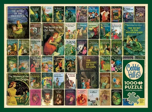 Miniatura 5 de Cobble Hill - Rompecabezas de 1000 piezas, Nancy Drew, póster de muestra incluido