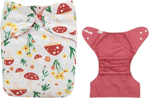 Miniatura 14 de ALVABABY Baby Cloth Diaper Cover, Swim Diaper,Nappy Shell Baby Girls and Boys Azul