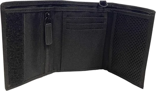 Miniatura 2 de Harley-Davidson Billetera RFID de poliéster de tres pliegues de velocidad completa para hombre - negro, Negro