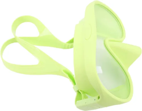 Miniatura 7 de Luocute Gafas de esnórquel de buceo con película antivaho de vidrio templado, máscara de natación juvenil anti rotura protegida, máscara de natación