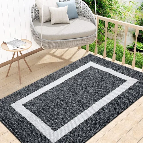 Miniatura 32 de OLANLY Alfombra para Puerta Interior, 59x20, Tapete de Entrada Antideslizante Absorbente Resistente a la Suciedad, Alfombras de Entrada