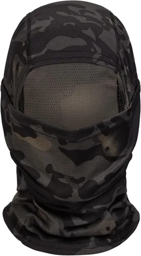 XY3545HS Máscara facial de camuflaje pasamontañas de esquí para hombres y mujeres, caza, pesca, ciclismo, resistente al viento, protección UV y
