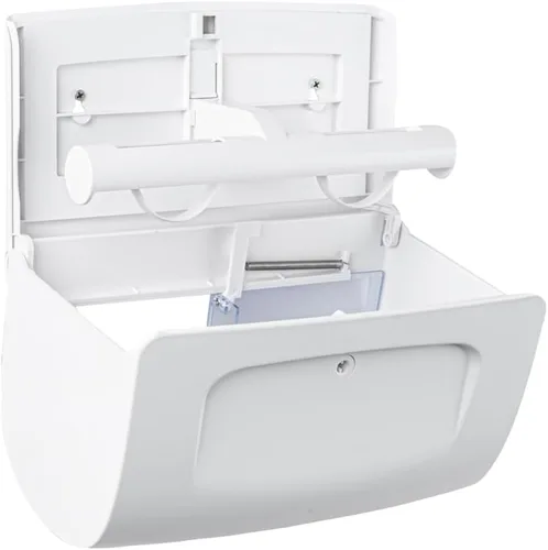 Miniatura 10 de Restaurantware Clean Tek Professional - Dispensador de papel higiénico comercial de 10.4 x 6.3 x 6.3 pulgadas, 1 dispensador de papel higiénico