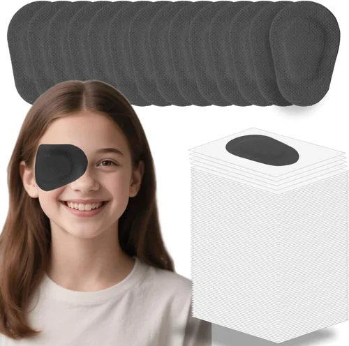 Miniatura 14 de 100 parches adhesivos para los ojos para niños, parche médico desechable transpirable para ambliopía ojo perezoso, vendajes adhesivos sin látex