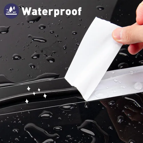 Miniatura 5 de Cinta Adhesiva Blanca de Uso Pesado - 1.88 pulgadas x 35 yardas Impermeable Sin Residuos Cinta Adhesiva Fuerte Desgarrable para Uso Interior y Blanco