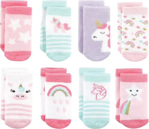 Miniatura 83 de Hudson Baby - Calcetines de algodón para bebés recién nacidos y Terry para niñas bebés