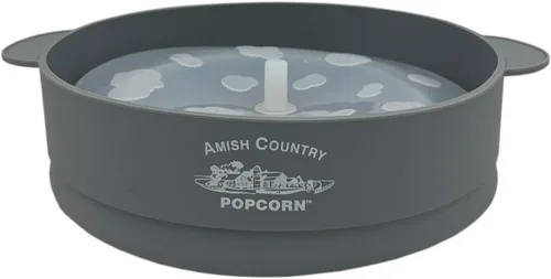 Miniatura 4 de Amish Country Popcorn - Juego de regalo de 4 onzas (10 unidades surtidas) y paquete de palomitas de maíz de silicona gris Popper es libre de BPA