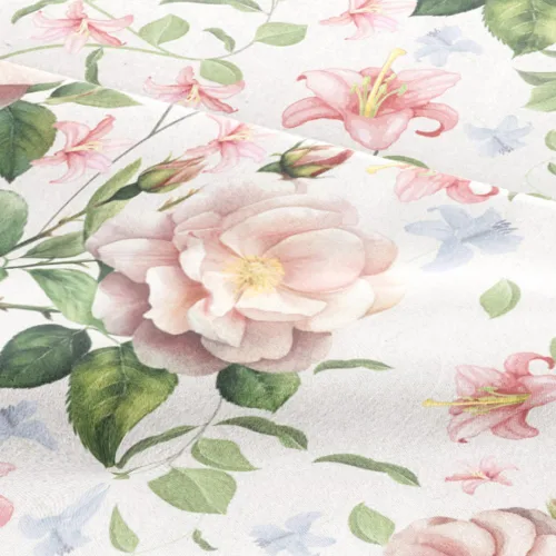 Miniatura 43 de Juego de sábanas florales - Juego de sábanas de cama florales azules y blancas - 1 sábana encimera, 1 sábana bajera y 2 fundas de almohada con 07