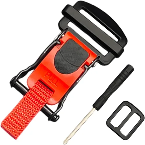 Kit de reemplazo de hebilla de liberación rápida para casco, clip de correa de barbilla para casco compatible con cara completa, 3/4, medio casco.