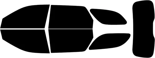 TRUE LINE Automotive - Kit de láminas para oscurecer ventanas precortadas, nano, compatible con Dodge Durango 2011-2022, 5% para todas las ventanas