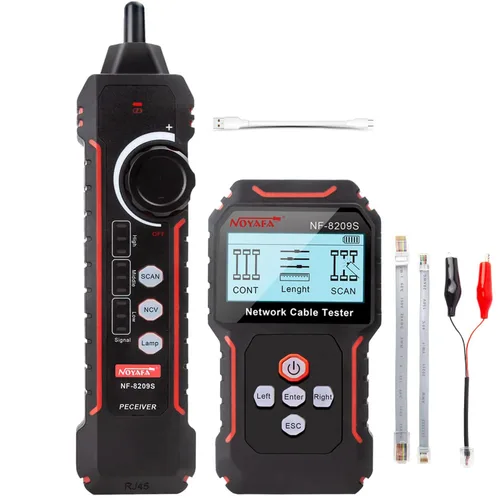 Miniatura 10 de NOYAFA NF-488 - Probador de cable POE para alimentación sobre Ethernet, comprobación de continuidad de cable de red, detector de bucle invertido POE