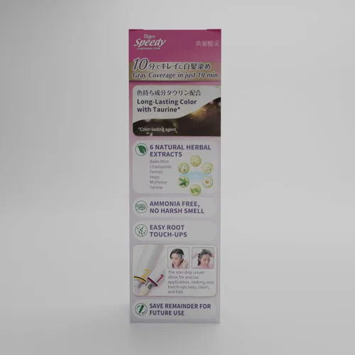 Miniatura 7 de Bigen Recambio de color Speedy Conditioning: 4A Ash Brown - Paquete de 3