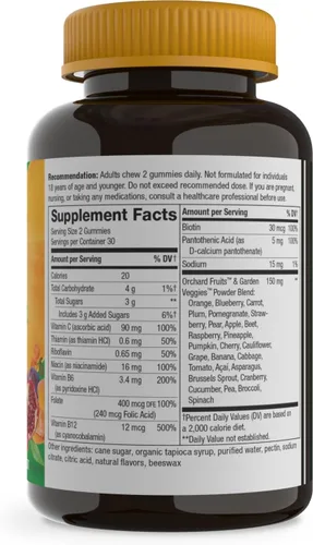 Miniatura 7 de Nature's Way ¡Alive! Gomitas de complejo de vitamina B, apoyo de energía celular*, 8 vitaminas B, vegetarianas, sabor mango, 60