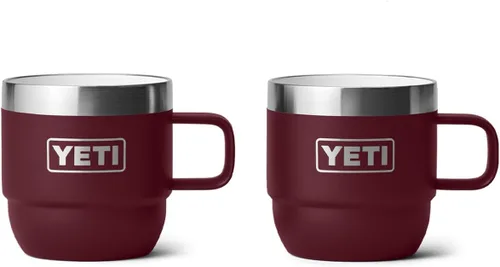 Miniatura 16 de YETI Rambler - Taza apilable de 6 oz, de acero inoxidable, aislada al vacío para espresso/café, paquete de 2 Azul marino