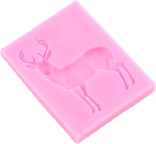 Miniatura 8 de Molde de silicona para ciervos de Navidad, moldes de fondant 3D, molde de alce para decoración de pasteles de Navidad, decoración de cupcakes