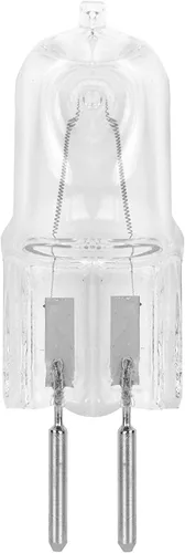 Miniatura 4 de Paquete de 10 bombillas halógenas GY6.35 de 12 voltios transparentes regulables T4 Q20/GY6.35/CL/12V 20 W 20 W bajo gabinete tipo JC iluminación
