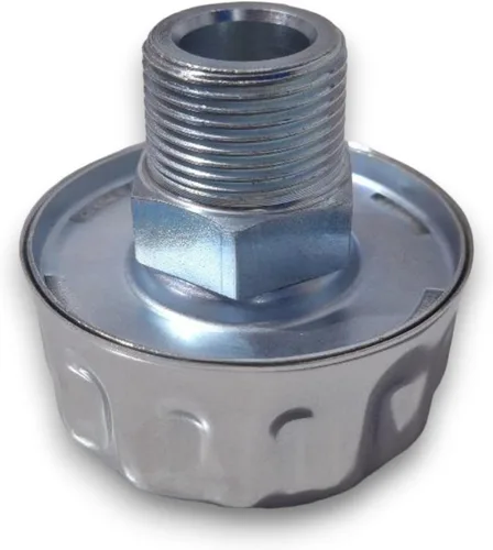 Miniatura 9 de Tapa de respiración de tanque hidráulico para depósito de aceite y combustible – Tapón de llenado de metal con reborde