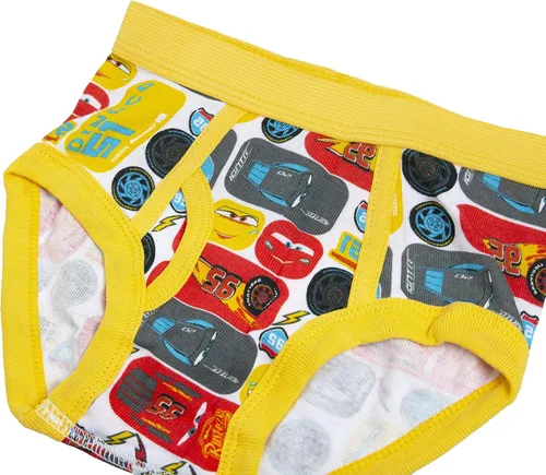 Miniatura 2 de Disney Boys' Pixar Cars 100% Cotton Underwear with Lightning McQueen, Mater, Cruz & More Sizes 18m, 23t, 4t, 4, 6 and 8