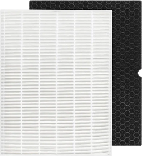2 juegos 116130 HEPA filtro de repuesto H 116130 para Winix 5500-2 Plasmawave purificador de aire y modelos AM80 - Filtro HEPA y filtro de carbón