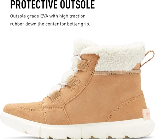 Miniatura 5 de SOREL Explorer II Carnival Botas de invierno acogedoras, impermeables, de ante