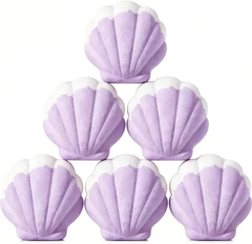 Milk Scented Bath Bomb - YC159, 4.23 oz, Pack of 6 - Perfect for Bubble Spa Bath - Essential Oil Personal Care Bath Gift for Birthday Mothers Day