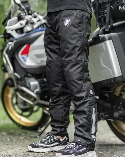 Miniatura 3 de ILM - Pantalones desmontables de motocicleta para invierno para hombre, blindados CE 2 con cremallera completa en las piernas, para clima frío