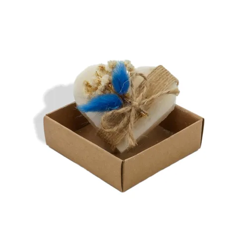Miniatura 3 de Juego de 12 regalos de baby shower para invitados, jabones perfumados en forma de corazón hechos a mano como regalos para bebé varón, regalos a