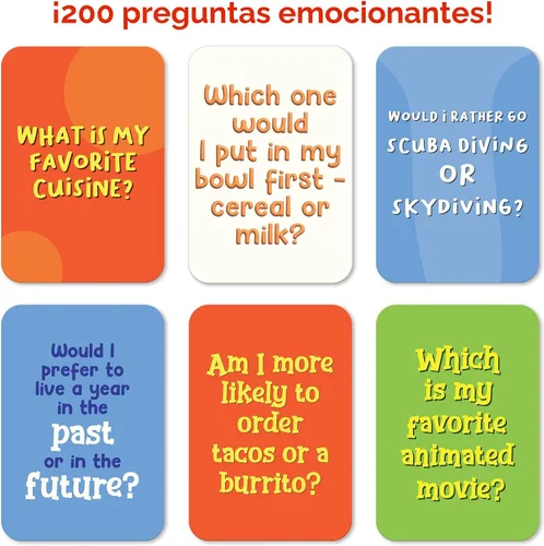 Miniatura 5 de Skillmatics Juego de cartas: ¿Quién te conoce mejor? Divertido juego de fiesta familiar para niños, niñas, adolescentes y adultos, divertido