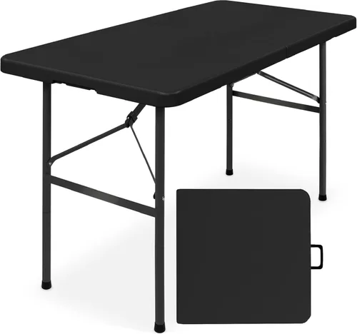 Miniatura 13 de Best Choice Products Mesa plegable de plástico de 6 pies, para interiores y exteriores, resistente, portátil, con asa, seguro para picnic, fiesta