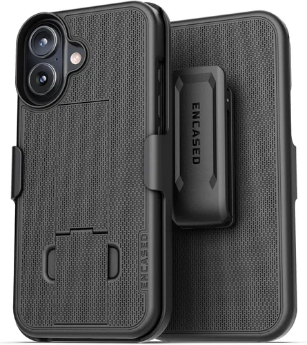 Miniatura 25 de Encased Funda para cinturón iPhone 11 con clip (Serie DuraClip) Funda ultradelgada con funda (Negro)