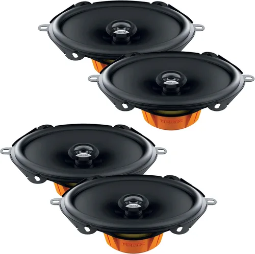 Hertz Dieci Series 2 pares de altavoces coaxiales bidireccionales DCX 570.3 5x7 compatibles con 2008+ F-250 y F-350 SuperCrew sin navegación