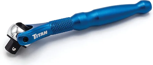 Miniatura 10 de Titan Tools 11322 - Destornillador con trinquete micro de 1/4 de pulgada x 4 pulgadas y 90 dientes - Naranja