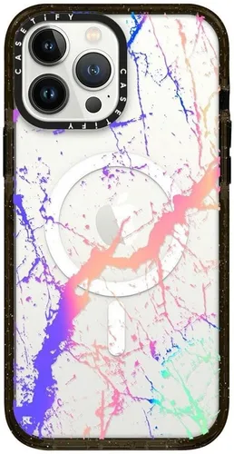 Miniatura 209 de Funda Impact de CASETiFY para iPhone 13 Pro Max con Magsafe - Estuche Claro Cuento de Invierno - Claro Negro Estuche transparente Winter Tale