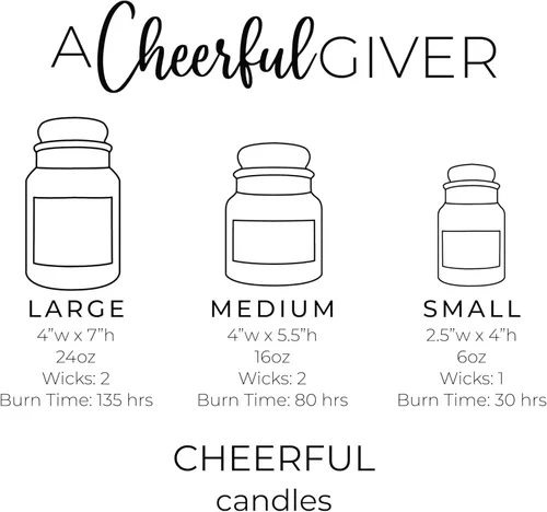 Miniatura 7 de A Cheerful Giver - Vela perfumada en tarro de vidrio para fiestas (16 onzas) con tapa y fragancia fiel a la vida, fabricada en Estados Unidos