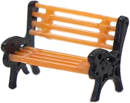 Miniatura 6 de 10pcs Park Banches Modelo Tren 1:150 Banco 0.4 in o 0.42inch Silla Settee N Escala Railway Layout Nuevo