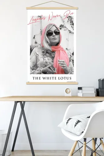 Miniatura 5 de Trends International The White Lotus - Póster de pared de leyendas que nunca mueren, 22.37 x 34.00 pulgadas, paquete de impresión premium y colgador